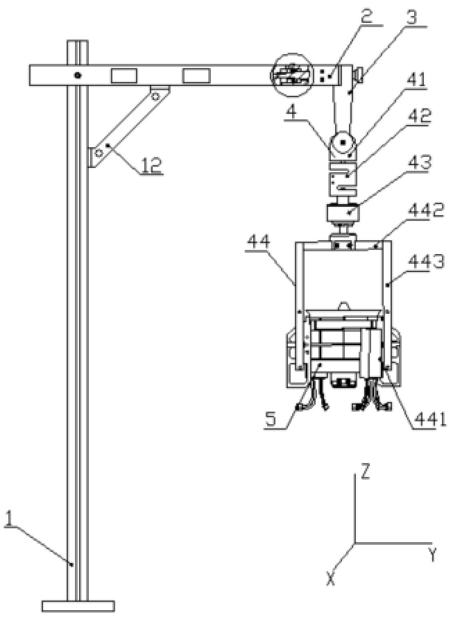 涵道風扇多自由度測試裝置及其方法